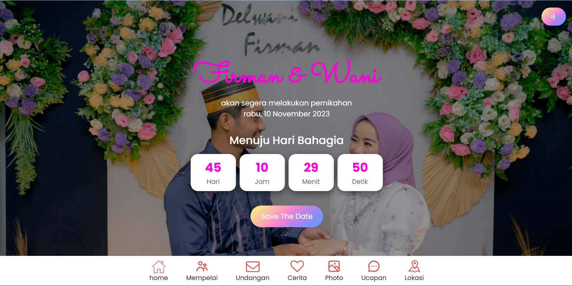 Elegant Invitation – Web Undangan Digital Responsif